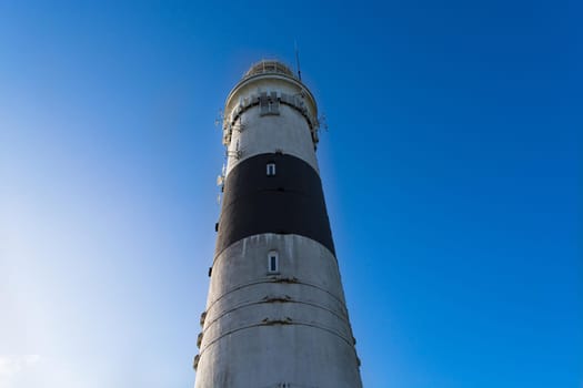 Island of Sylt, Germany. The historic lighthouse of Kampen, also called "Long Christian"" (German: Langer Christian), built in 1853."