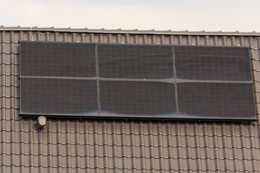 Arrangement of a plant for the production of solar energy