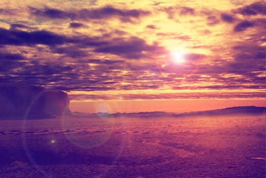 Sunset in Wadi Rum, Jordan