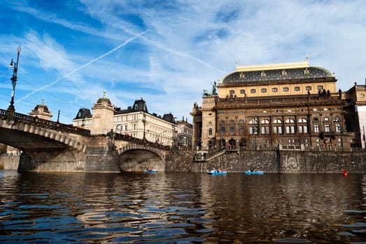 Prague, view from Vltava river