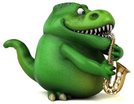 Fun Trex - 3D Illustration