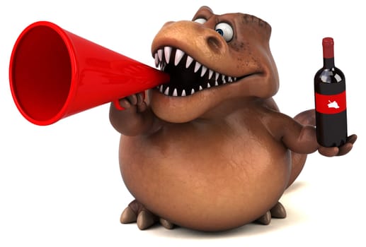 Fun Trex - 3D Illustration