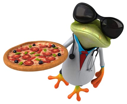 Frog doctor - 3D Illustration
