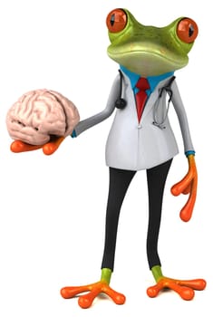 Frog doctor - 3D Illustration