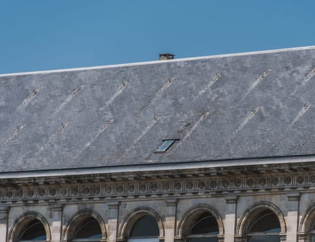 roof over the port of Arsenal in Rochefort in France
