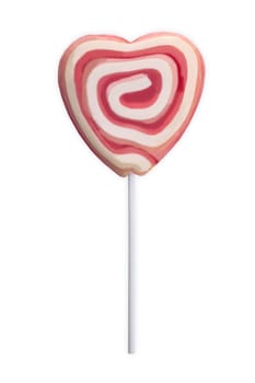 Swirl Lollipop isolated over white background over bright background