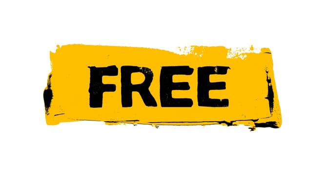 Yellow orange grunge Banner with dirty color showing Free