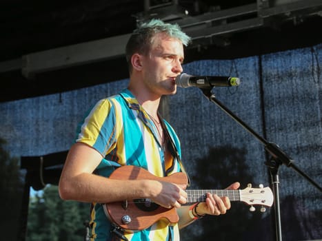 german ESC Attendees 2021 Jendrik Sigwart at the performance CSD 2021 in Magdeburg