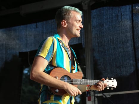 german ESC Attendees 2021 Jendrik Sigwart at the performance CSD 2021 in Magdeburg