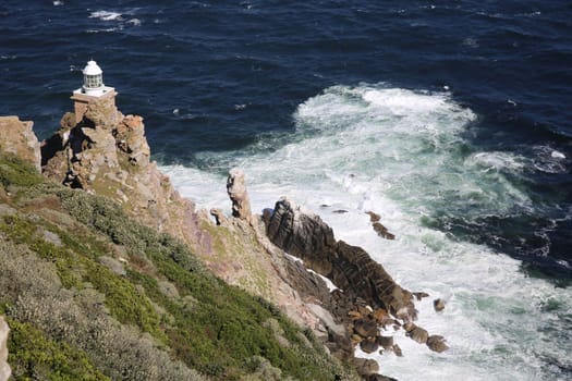 New lighthouse at Diaz Point. Cape of Good Hope. South Africa
