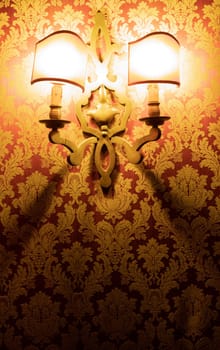 Vintage venetian background. Retro pattern in this old decorative wallpaper.