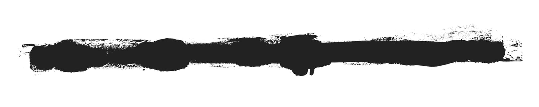 Rough black stripe made with paintbrush - Cool background banner