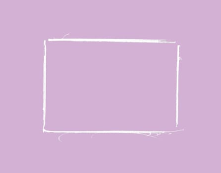 Pink pattern with hand pained white rectangle