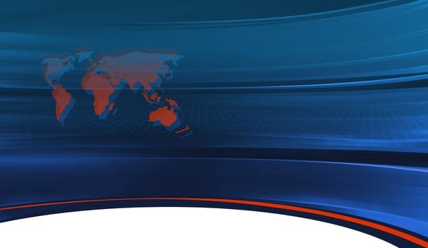 Modern studio space, suitable for general news background. 3d illustration