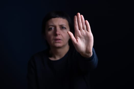 Women violence and abused concept. Stop domestic violence against women and human trafficking.
