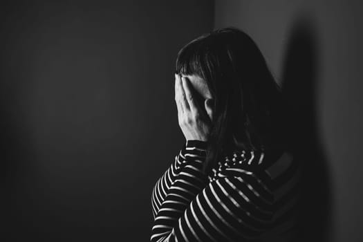 Women violence and abused concept. Stop domestic violence against women and human trafficking.