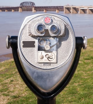Falls of Ohio State Park has a viewer installed to see the sights