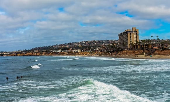 View on the shore California,USA.