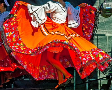 Dancers Participates at the festival in San Diego, California,USA.