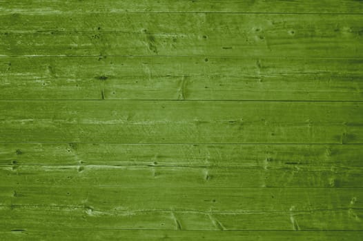 Old wooden texture with green color