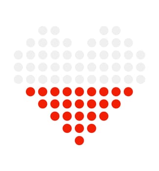 Heart icon with dots: Poland