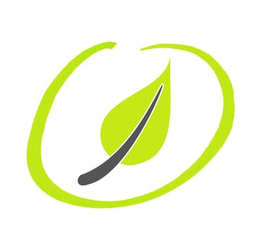 Green Leaf, natural ingredients, ecology or sustainability icon