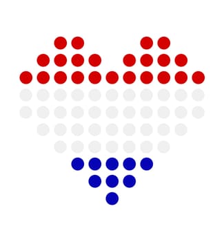Heart icon with dots: Netherlands