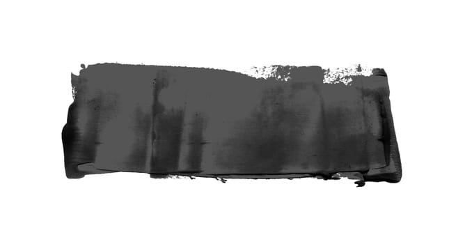 Very dirty black ink stripe