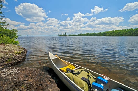 Heading Out into the Great North Woods on Brule Lake in the Boundary Waters in Minnesota