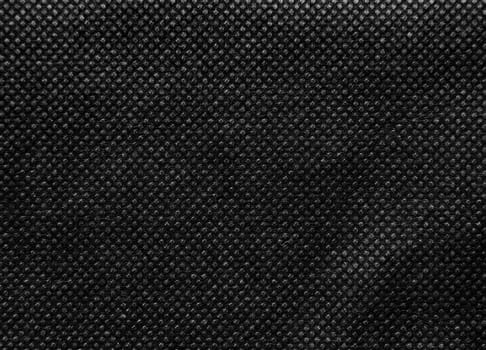 Black texture background of nonwoven or spunbond fabric