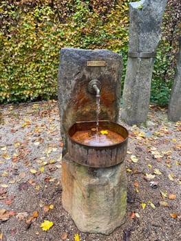 Ehebrunnen,Schwalbenquelle is a healing water spring in Bad Schwalbach in Hesse,Germany. marriage Fountain,Schwalbenquelle is a healing water spring in Bad Schwalbach in Hesse.