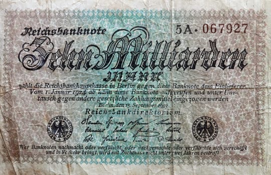 Vintage German Paper Money