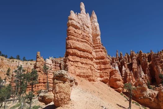 Rock Formation in Bryce Canyon National Park. Utah. USA