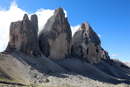 Three Peaks of Lavaredo. Dolomites. South Tyrol. Italy