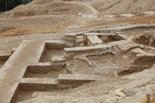Archeological Excavation in Jericho. Palastine. Israel