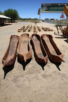 Street Market in Okahandja. Namibia