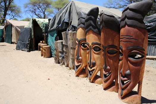 Street Market in Okahandja. Namibia