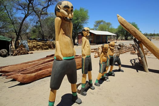 Street Market in Okahandja. Namibia