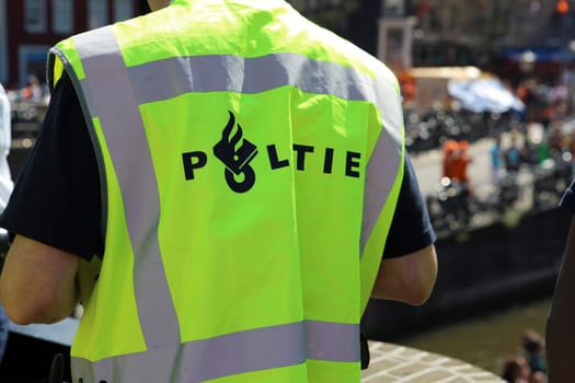 Police in Amsterdam. Netherlands