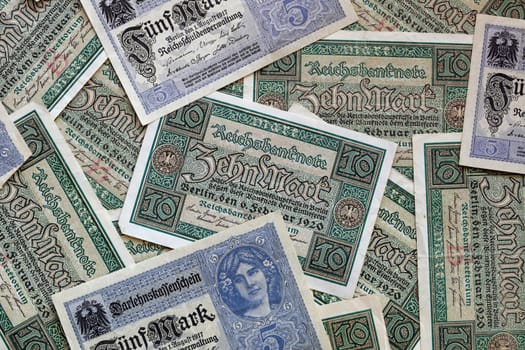 Vintage German Paper Money