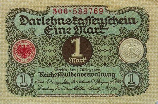 Vintage German Paper Money