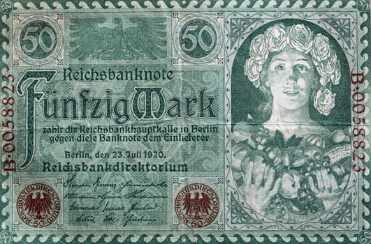 Vintage German Paper Money