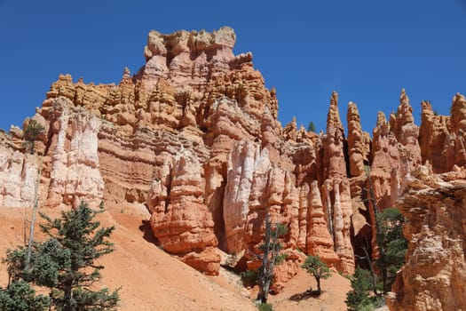Rock Hoodoos in Bryce Canyon National Park in Utah. USA