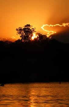Sunset in Namibia