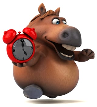 Fun horse - 3D Illustration