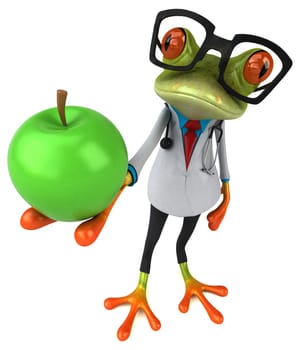 Frog doctor - 3D Illustration