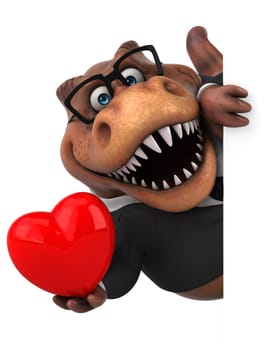 Fun Trex - 3D Illustration