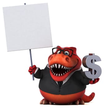 Fun Trex - 3D Illustration