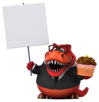Fun Trex - 3D Illustration