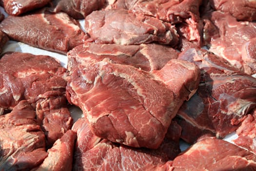 Raw beef cheeks